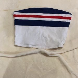 Cropped tube top